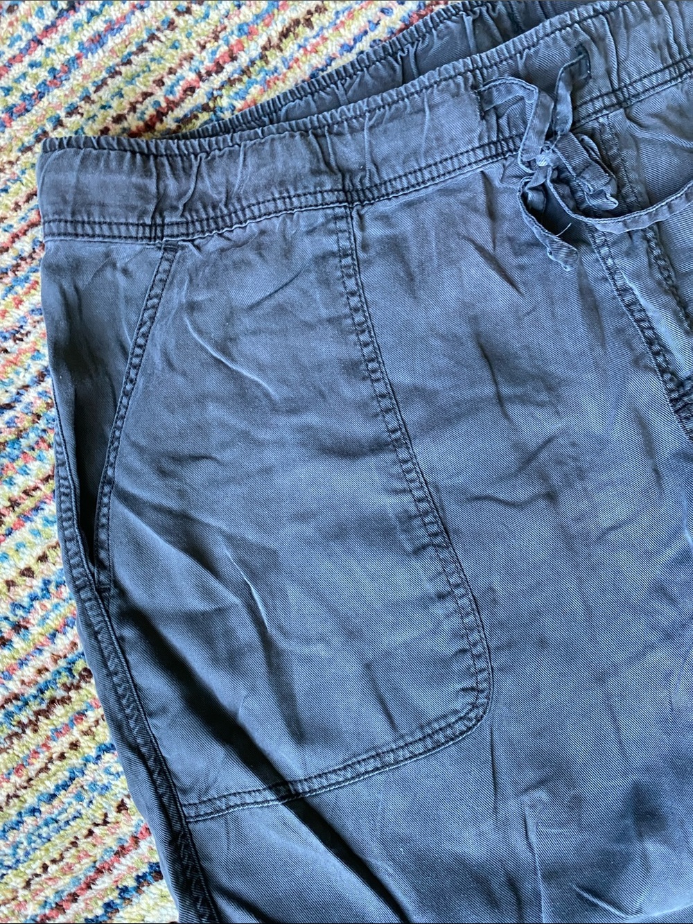 Orvis Dark Gray Drawstring Jogger Pants
